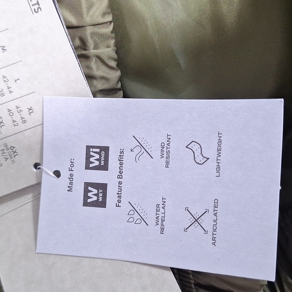 Arctix Rain Pants Packable Water Repellent Rain Gear Mens Olive - Picture 15 of 15